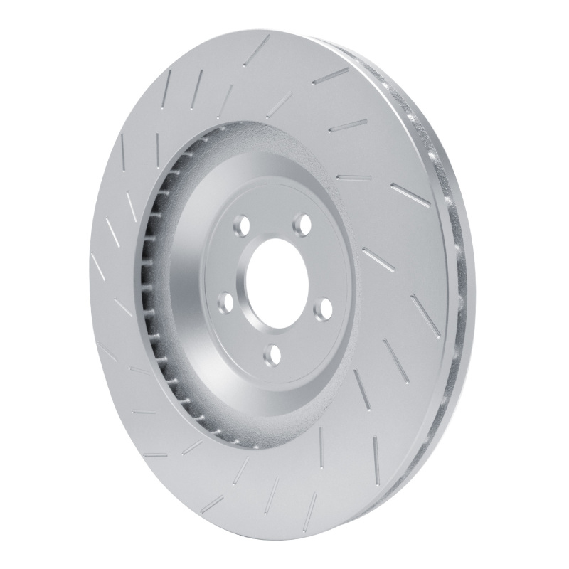 Dodge Charger Brake Rotor (1) - Front - R1 Concepts - GeoMET Rotor - Slotted - `15-`20